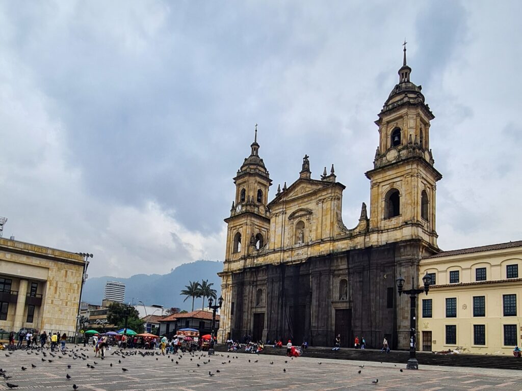 Bogota - Plaza de Armas, dzielnica La Candelaria