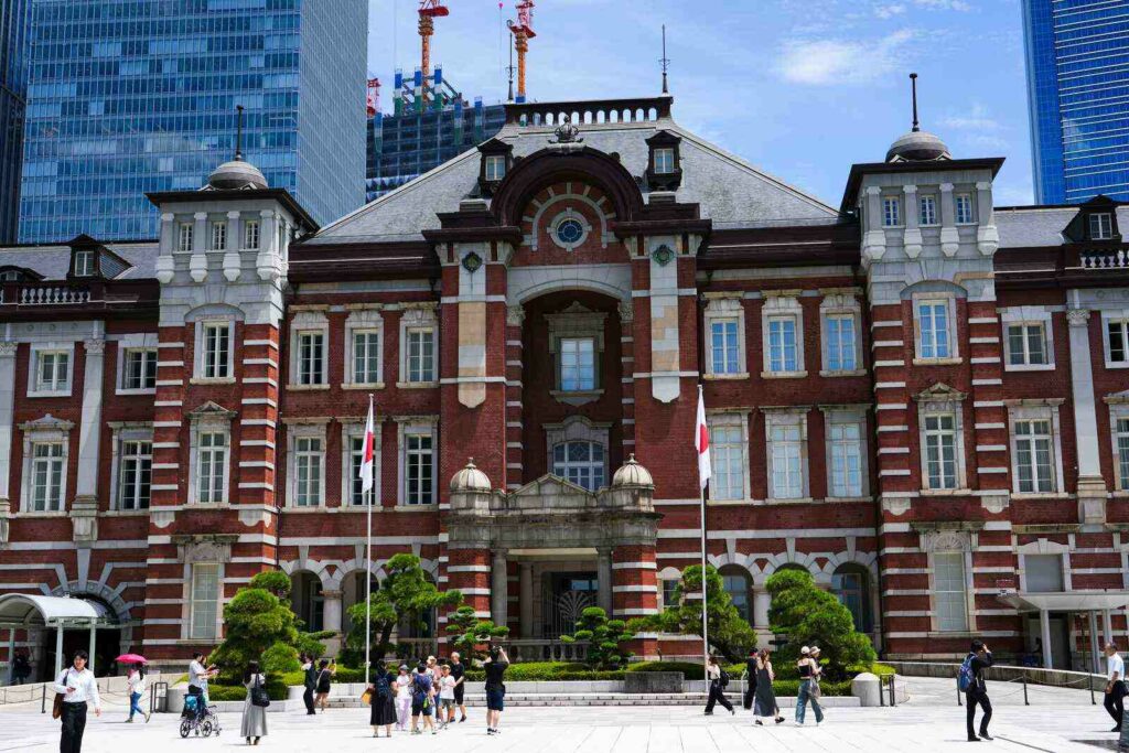 Główna stacja kolejowa Tokyo Station.