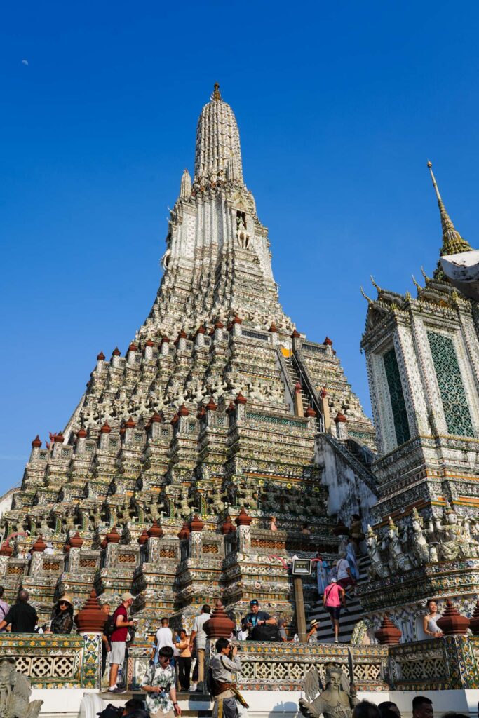Pagoda Thonburi w Wat Arun w Bangkoku.