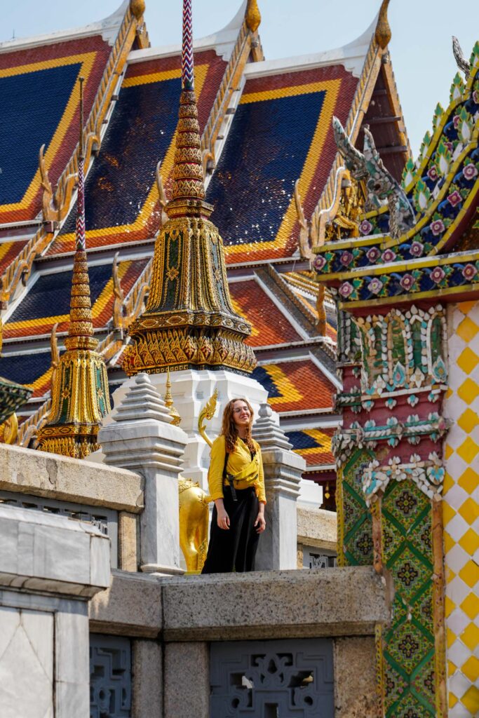 Świątynia The Temple of the Emerald Buddha w Bangkoku.