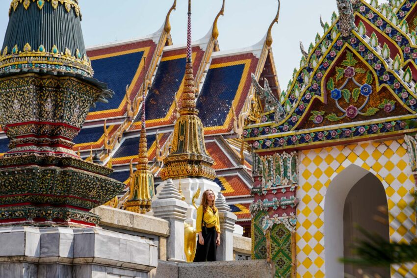 Świątynia The Temple of the Emerald Buddha w Bangkoku.